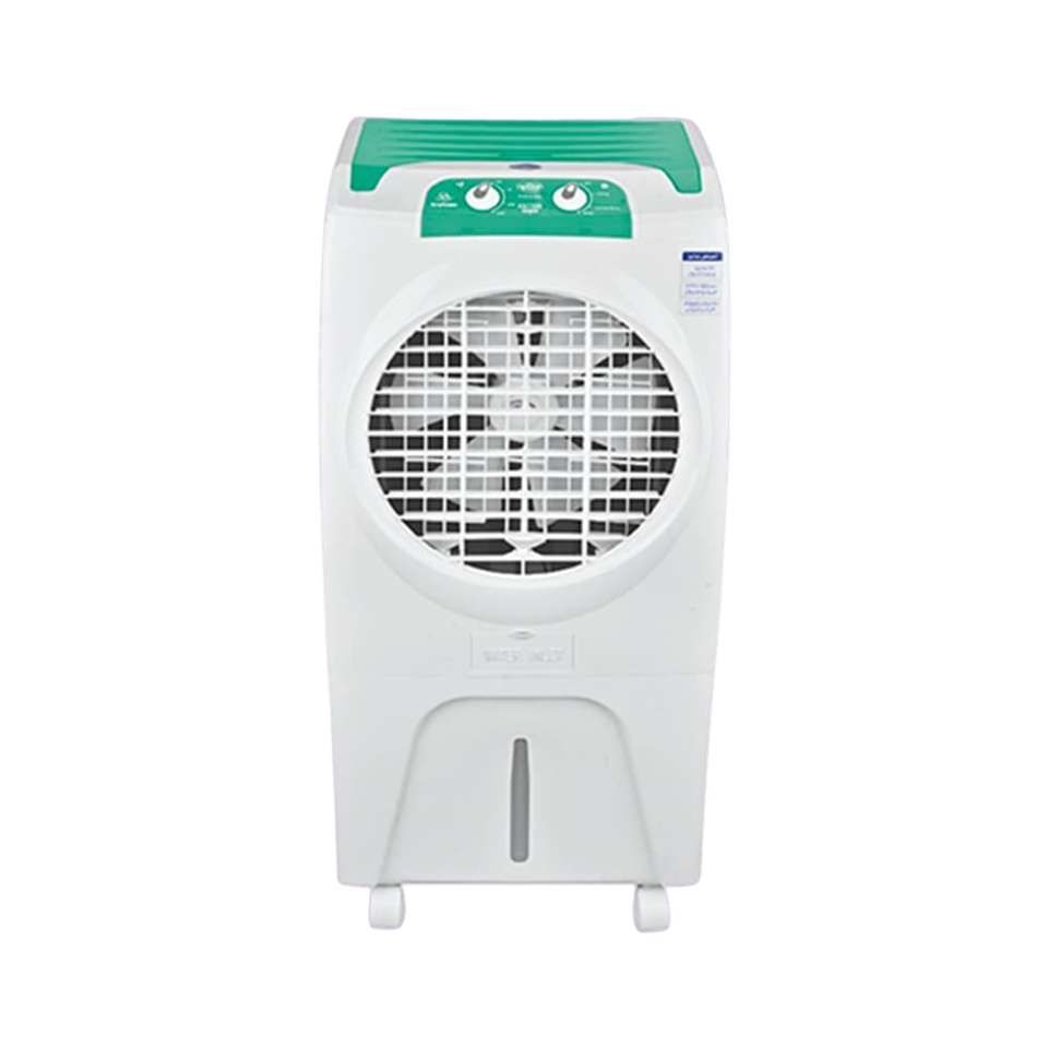 35-liter Room Air Cooler is a compact and efficient cooling solution designed for smaller living spaces and targeted airflow. Featuring a durable propeller fan and imported honeycomb cooling media,