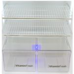 Dawlance Chrome Refrigerators REF 9191WB CHROME HAIRLINE BLACK